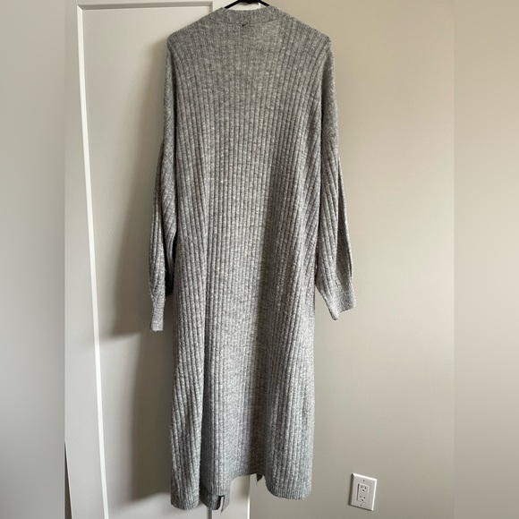 George Grey Ribbed Longline Open Cardigan - Picture 3 of 3